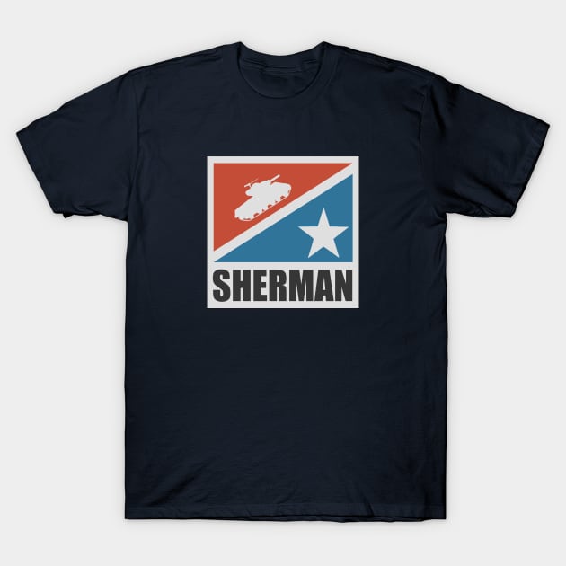 M4 Sherman Tank T-Shirt by TCP